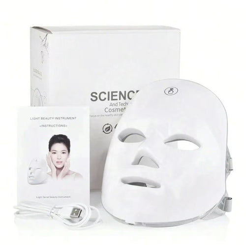Wireless LED Photon Facial Mask Device