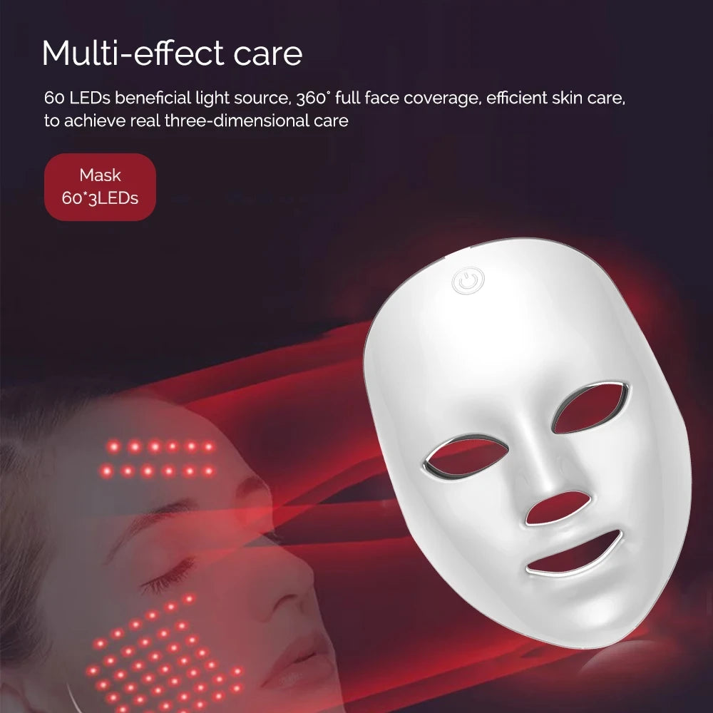 Mascara Facial LED Inalámbrica